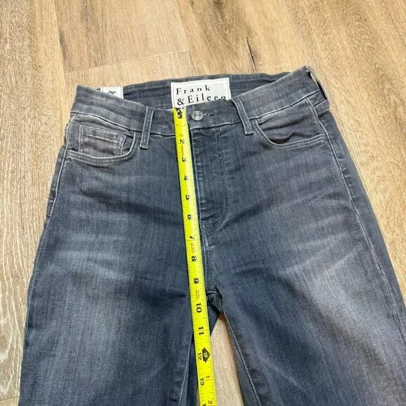 Frank and Eileen Sligo Jean Womens Size 24 Gray Frayed Skinny Stretch USA Ladies - Picture 10 of 14